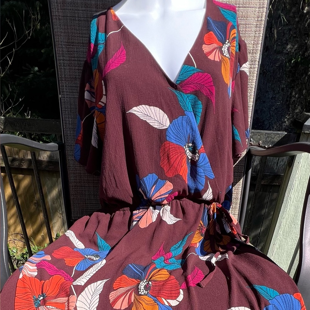 Maurice’s. Floral Wrap Dress. XXL. X